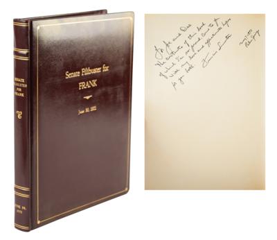 Lot #734 Frank Sinatra Signed Book - Image 1