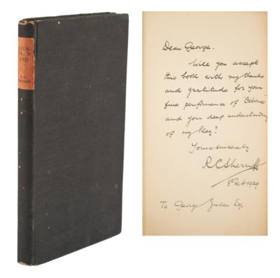 Lot #923 [George Zucco] R. C. Sherriff Signed Book - Image 1