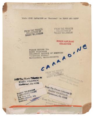 Lot #769 John Carradine Signed Photograph - Image 2