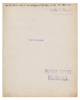 Lot #874 Mary Pickford Signed Photograph - Image 2