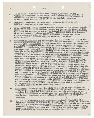 Lot #717 Edith Head (4) Documents Signed - Image 5