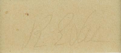 Lot #352 Robert E. Lee Signature - Image 2