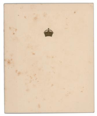 Lot #196 Elizabeth, Queen Mother Signed Christmas Card - Image 2