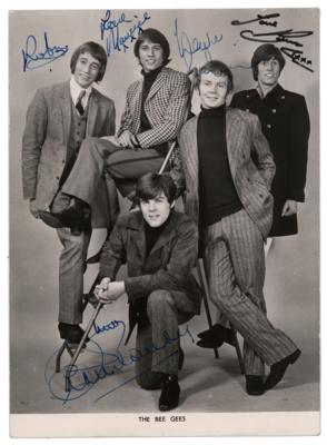 Lot #556 Bee Gees Signed Photograph - Image 1