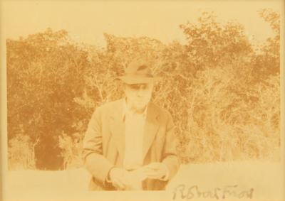Lot #487 Robert Frost Signed Photograph - Image 1