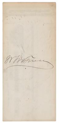 Lot #312 William M. 'Boss' Tweed Endorsed Check - Image 1