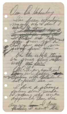 Lot #731 Marilyn Monroe Handwritten Letter - Image 1