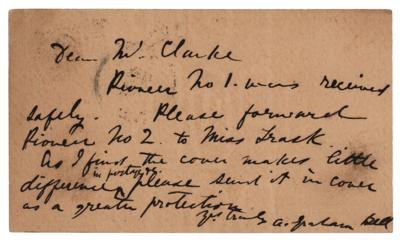Lot #118 Alexander Graham Bell Autograph Letter Signed - Image 1
