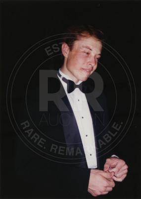 Lot #95. Elon Musk Original Photograph (1995)