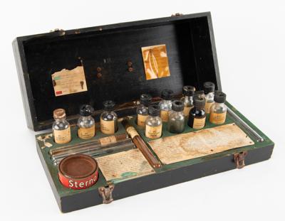 Lot #12 Franklin D. Roosevelt: Chemistry Set Gifted to Boy Hospital Patient: A national treasure: chemistry set gifted by President Roosevelt to a bedridden boy in 1933 - Image 1