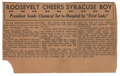 Lot #12 Franklin D. Roosevelt: Chemistry Set Gifted to Boy Hospital Patient: A national treasure: chemistry set gifted by President Roosevelt to a bedridden boy in 1933 - Image 15