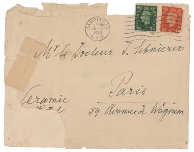 Lot #134 Sigmund Freud Hand-Addressed Envelope - Image 1