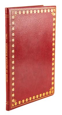 Lot #328 Napoleon: Exceedingly rare, early letter by the 16-year-old 