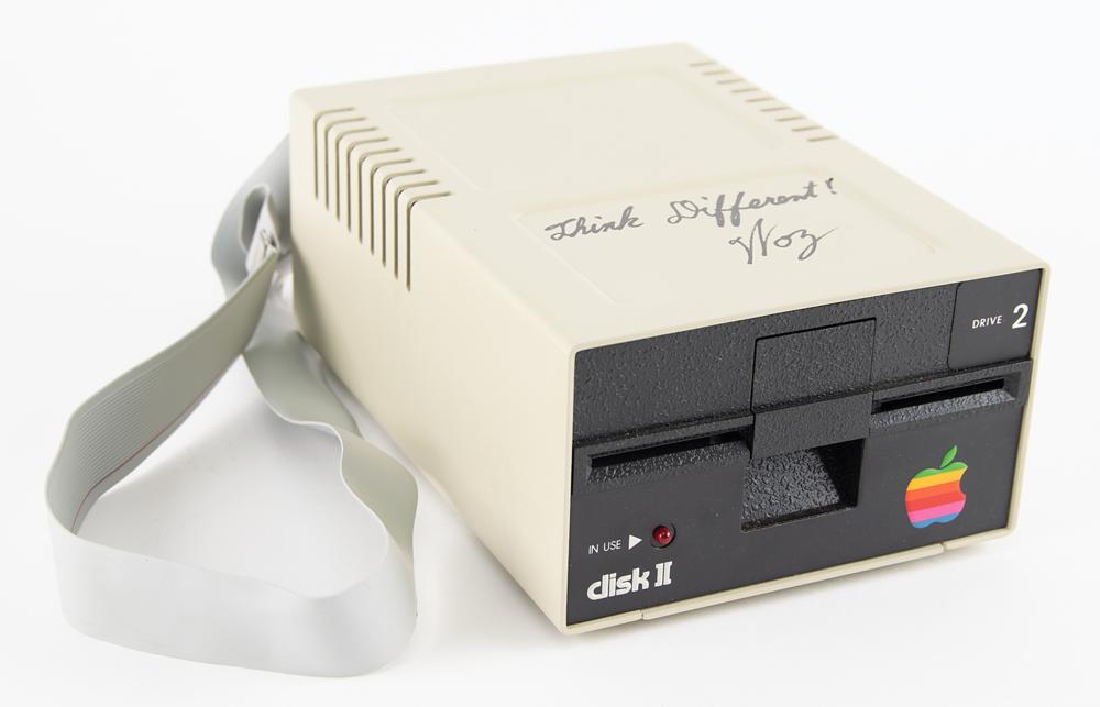 Steve Wozniak Signed Apple II Floppy Disk Drive | RR Auction