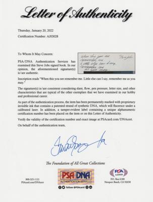 Lot #5005 Steve Jobs Signed 1971 High School Yearbook - Image 7