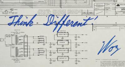 Lot #5032 Steve Wozniak and Ron Wayne Signed Apple-1 Schematic - Image 2