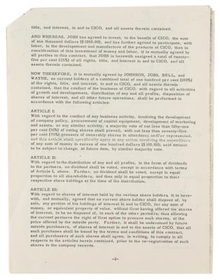 Lot #5007 Steve Jobs: 1975 CICO Document with Annotations - Image 5