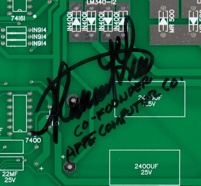 Lot #5034 Ronald Wayne Signed Apple-1 Replica Board - Image 2