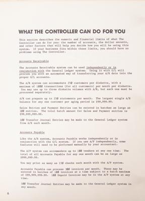 Lot #5017 Apple: The Controller Software and User Manual - Image 3