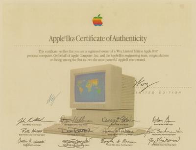 Lot #5029 Steve Wozniak Signed Apple IIGS