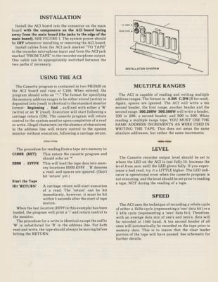 Lot #5010 Steve Jobs: Original 1976 Apple-I Cassette Interface Manual - Image 3