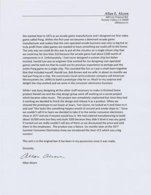 Lot #5003 Allan Alcorn: Atari Video Music - Model C240 (Unopened) - Image 4