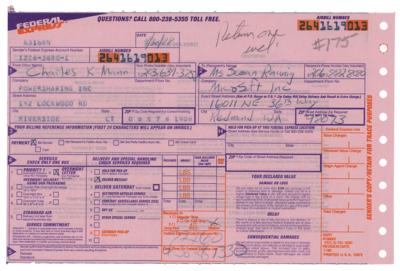 Lot #5054 Bill Gates Document Signed - Image 5