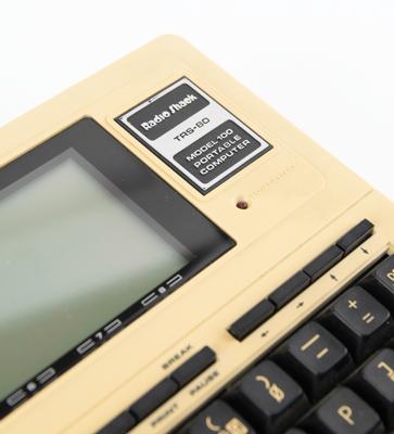 Lot #5053 Bill Gates Personally-Used TRS-80 Model 100 Computer with Autograph Note Signed - Image 4