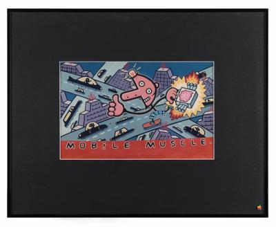 Lot #5041 Robert Flores: Apple Design Team Multi-Signed Poster - Image 2