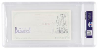 Lot #5008 Steve Jobs Signed 1976 Apple Computer Check - Image 2