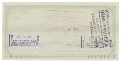 Lot #5008 Steve Jobs Signed 1976 Apple Computer Check - Image 4