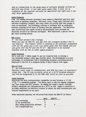 Lot #5026 Apple: 1983 Macintosh Introduction Plan and Logo Leaflet - Image 8