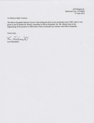 Lot #5051 Lee Felsenstein's (2) Expander Manuals (c. 1981) - Image 5