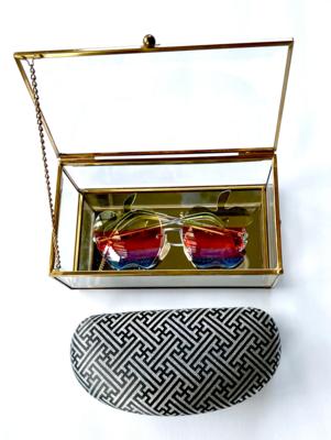 Lot #5074 Steve Wozniak's Apple Rainbow Glasses - Image 1