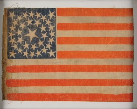 Lot #81 American Parade Flag, 35-Star (West Virginia Statehood) 1863-1865 American Flag - Image 2