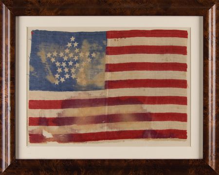Lot #79 American Parade Flag, 33-Star (Oregon Statehood) 1859-1861 American Flag - Image 1