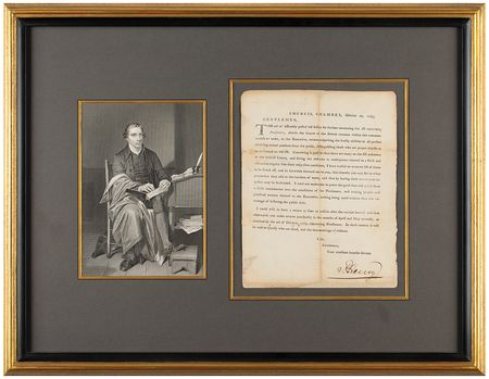 Lot #86 Patrick Henry Document Signed - Image 1