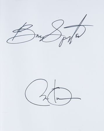 Lot #59 Barack Obama and Bruce Springsteen Signed Book - Image 2