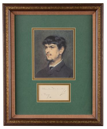 Lot #427 Claude Debussy Signature - Image 1