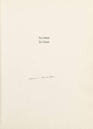 Lot #377 Samuel Beckett Signed Book - Image 2