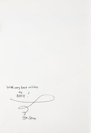 Lot #363 Dr. Seuss Signed Book - Image 2
