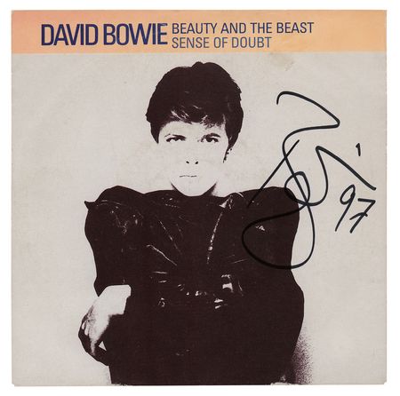 Lot #468 David Bowie Signed 45 RPM Record Sleeve - Image 1