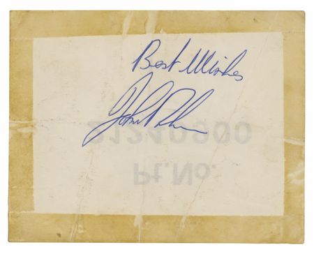 Lot #441 Led Zeppelin: John Bonham Signature - Image 1