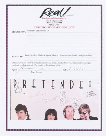 Lot #496 The Pretenders Signed Album - Image 2