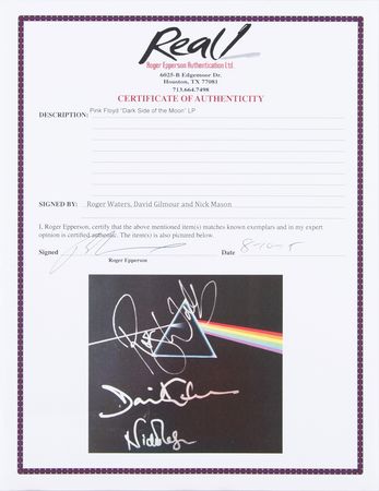Lot #442 Pink Floyd Signed Album - Image 3