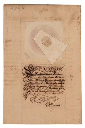 Lot #172 King Christian VI of Denmark Letter Signed - Image 2