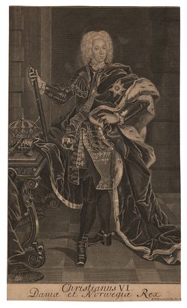 Lot #172 King Christian VI of Denmark Letter Signed - Image 3