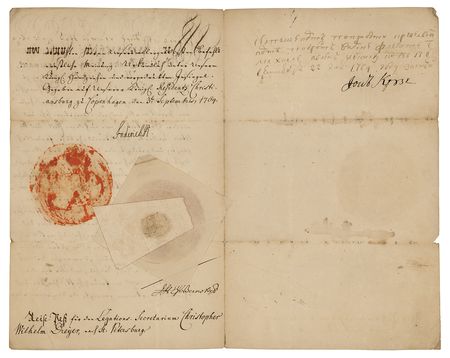 Lot #173 King Frederick V of Denmark Letter Signed - Image 2