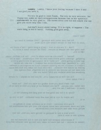 Lot #662 John Steinbeck: Famous fatherly advice from Steinbeck to his teenage son: 