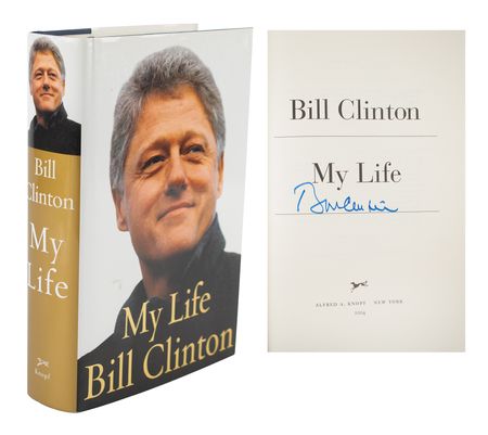 Lot #35 Bill Clinton Signed Book - Image 1